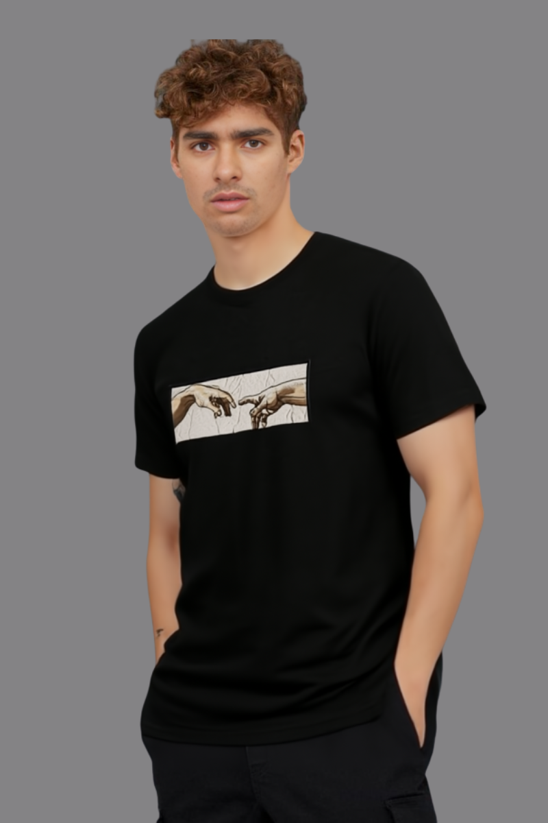 Signature Black | Premium Regular Fit Casual Wear Tee